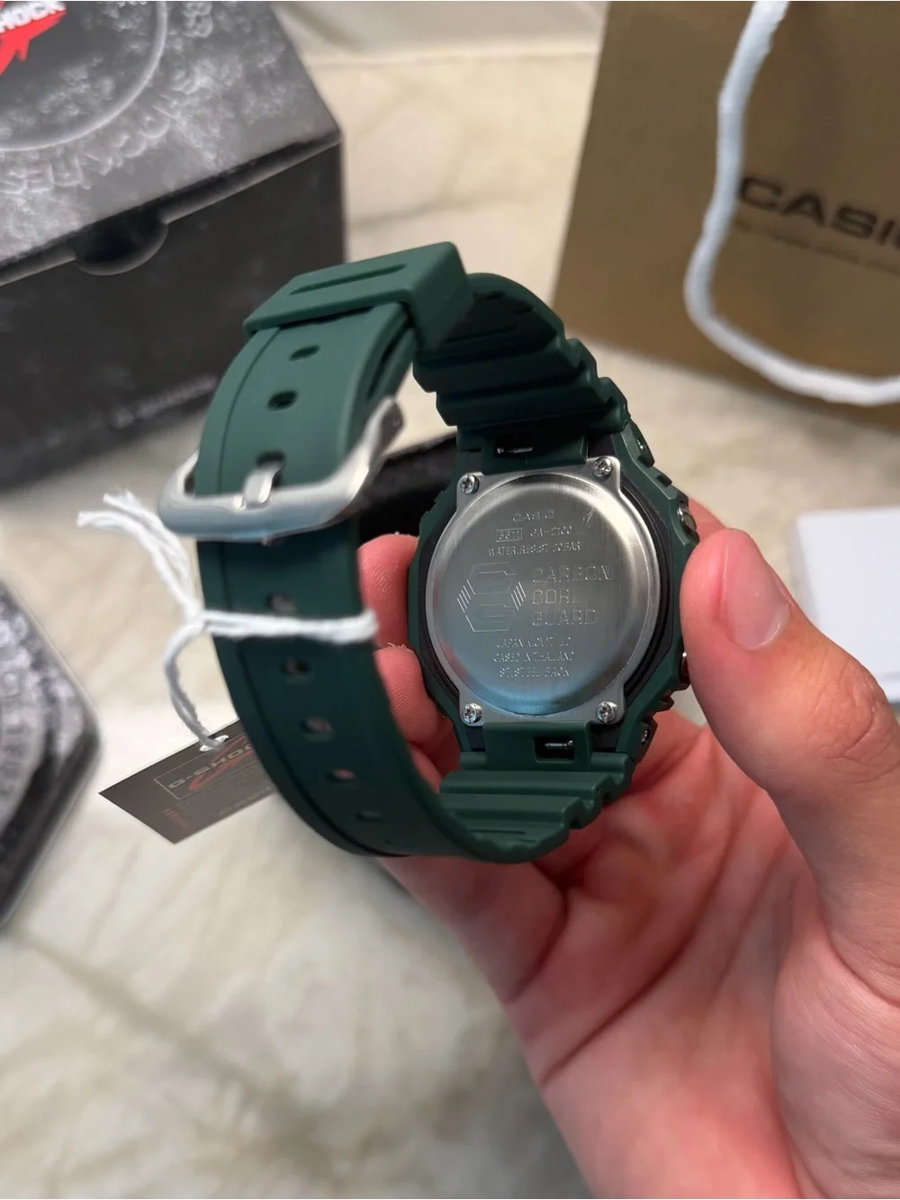 G-Shock Men's Green and Black Rugged Sport Watch